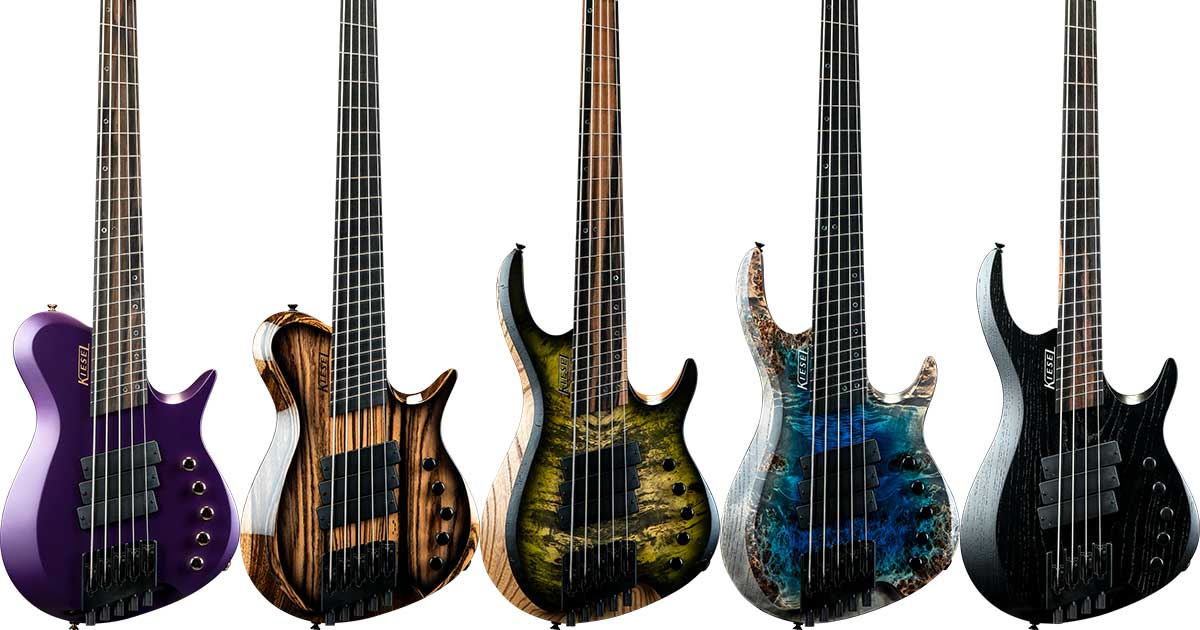 Kiesel's New Z2 and O2 Basses Pack DarkGlass Power for 2025